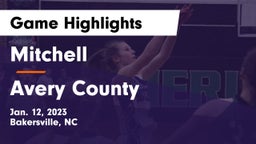 Mitchell  vs Avery County  Game Highlights - Jan. 12, 2023