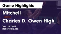Mitchell  vs Charles D. Owen High Game Highlights - Jan. 20, 2023
