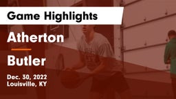 Atherton  vs Butler  Game Highlights - Dec. 30, 2022
