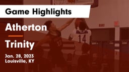 Atherton  vs Trinity  Game Highlights - Jan. 28, 2023