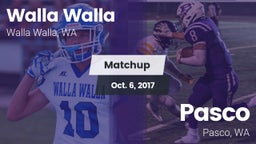 Matchup: Walla Walla High vs. Pasco  2017
