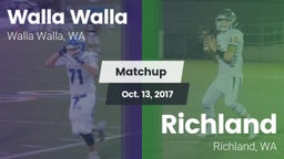 Matchup: Walla Walla High vs. Richland  2017