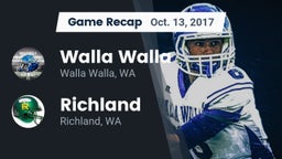 Recap: Walla Walla  vs. Richland  2017