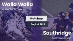 Matchup: Walla Walla High vs. Southridge  2019