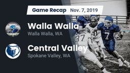Recap: Walla Walla  vs. Central Valley  2019