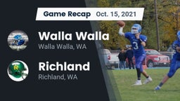 Recap: Walla Walla  vs. Richland  2021