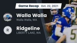 Recap: Walla Walla  vs. Ridgeline  2021