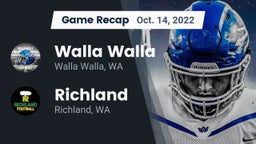 Recap: Walla Walla  vs. Richland  2022