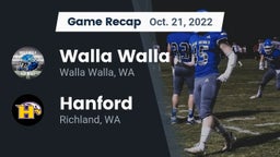Recap: Walla Walla  vs. Hanford  2022