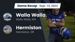 Recap: Walla Walla  vs. Hermiston  2023