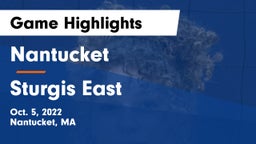 Nantucket  vs Sturgis East Game Highlights - Oct. 5, 2022