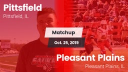 Matchup: Pittsfield High vs. Pleasant Plains  2019