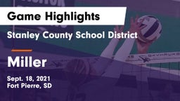 Stanley County School District vs Miller  Game Highlights - Sept. 18, 2021