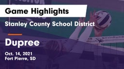 Stanley County School District vs Dupree  Game Highlights - Oct. 14, 2021