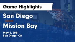 San Diego  vs Mission Bay  Game Highlights - May 5, 2021