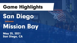 San Diego  vs Mission Bay  Game Highlights - May 25, 2021