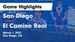San Diego  vs El Camino Real  Game Highlights - March 1, 2022