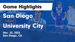 San Diego  vs University City  Game Highlights - Dec. 23, 2022