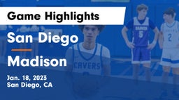 San Diego  vs Madison  Game Highlights - Jan. 18, 2023