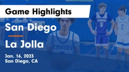 San Diego  vs La Jolla  Game Highlights - Jan. 16, 2023