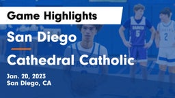 San Diego  vs Cathedral Catholic  Game Highlights - Jan. 20, 2023