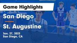 San Diego  vs St. Augustine  Game Highlights - Jan. 27, 2023