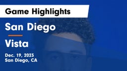 San Diego  vs Vista  Game Highlights - Dec. 19, 2023