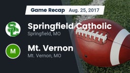 Recap: Springfield Catholic  vs. Mt. Vernon  2017