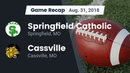 Recap: Springfield Catholic  vs. Cassville  2018