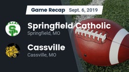 Recap: Springfield Catholic  vs. Cassville  2019