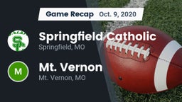 Recap: Springfield Catholic  vs. Mt. Vernon  2020