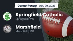 Recap: Springfield Catholic  vs. Marshfield  2023