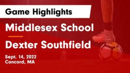 Middlesex School vs Dexter Southfield  Game Highlights - Sept. 14, 2022