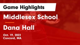 Middlesex School vs Dana Hall Game Highlights - Oct. 19, 2022