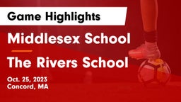 Middlesex School vs The Rivers School Game Highlights - Oct. 25, 2023
