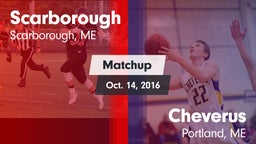 Matchup: Scarborough High vs. Cheverus  2016
