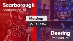 Matchup: Scarborough High vs. Deering  2016