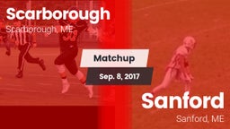 Matchup: Scarborough High vs. Sanford  2017