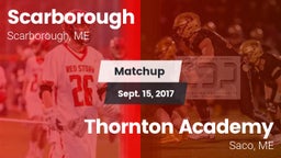 Matchup: Scarborough High vs. Thornton Academy 2017