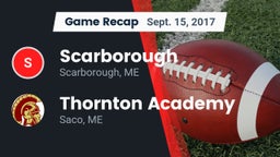 Recap: Scarborough  vs. Thornton Academy 2017