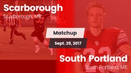 Matchup: Scarborough High vs. South Portland  2017