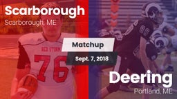 Matchup: Scarborough High vs. Deering  2018