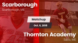 Matchup: Scarborough High vs. Thornton Academy 2018