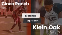 Matchup: Cinco Ranch vs. Klein Oak  2017