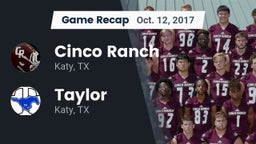 Recap: Cinco Ranch  vs. Taylor  2017