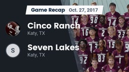 Recap: Cinco Ranch  vs. Seven Lakes  2017