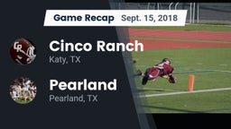 Recap: Cinco Ranch  vs. Pearland  2018
