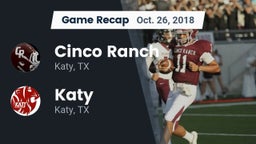Recap: Cinco Ranch  vs. Katy  2018