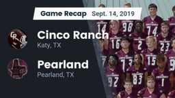 Recap: Cinco Ranch  vs. Pearland  2019