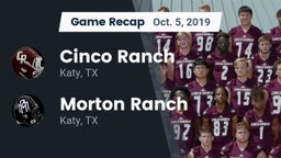 Recap: Cinco Ranch  vs. Morton Ranch  2019
